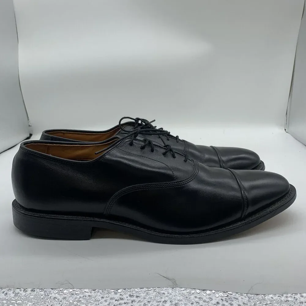 Allen Edmonds Park Avenue Shoes Mens Size 10 B 5615 Leather Cap Toe Oxford